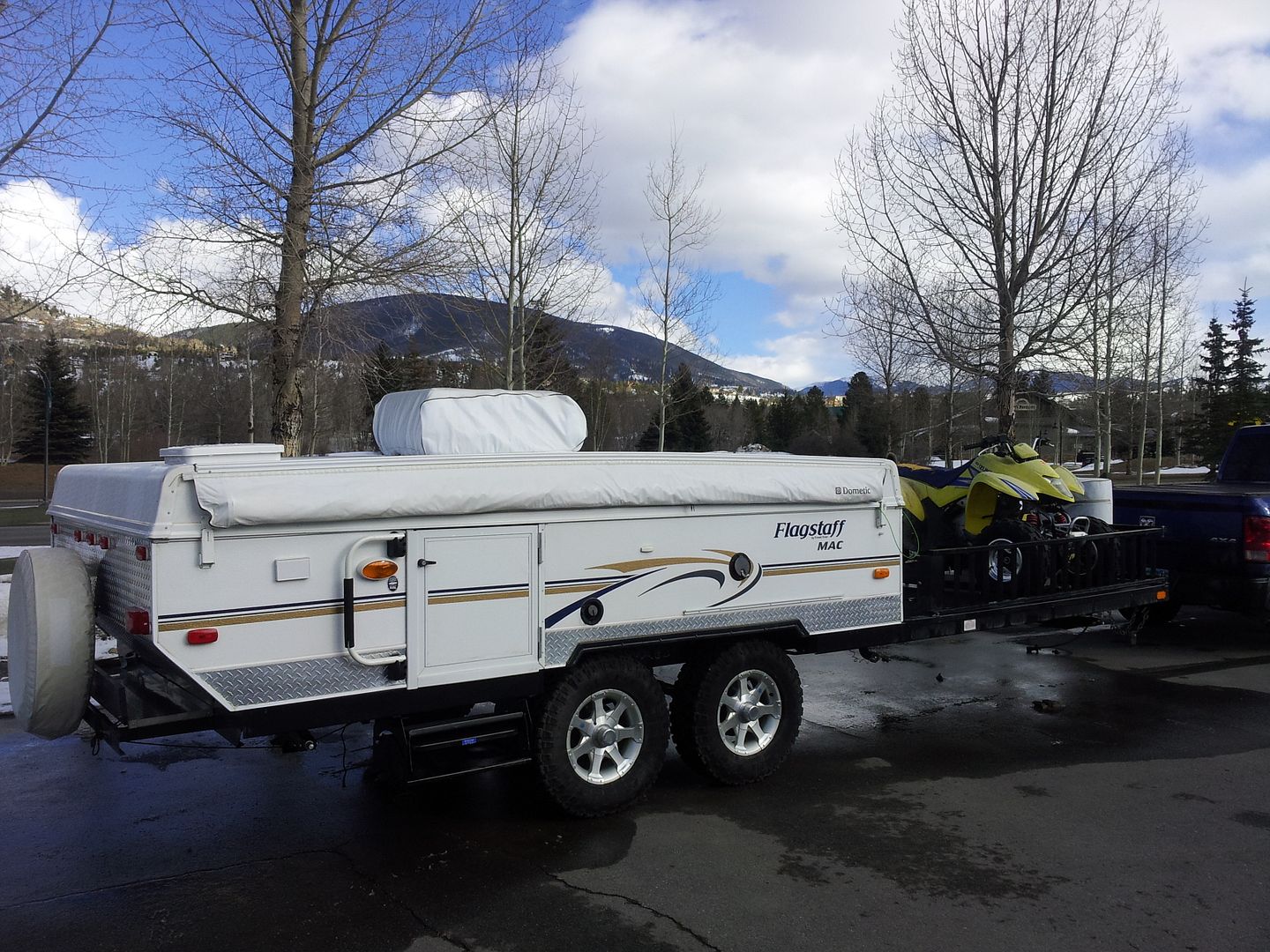 2011 Forest River Flagstaff MAC series pop up camper Toy Hauler rv for